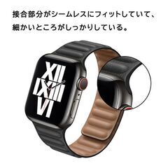 【新品・未使用】Apple Watchバンド（42,44,45mm用・ライトオレンジ）の画像