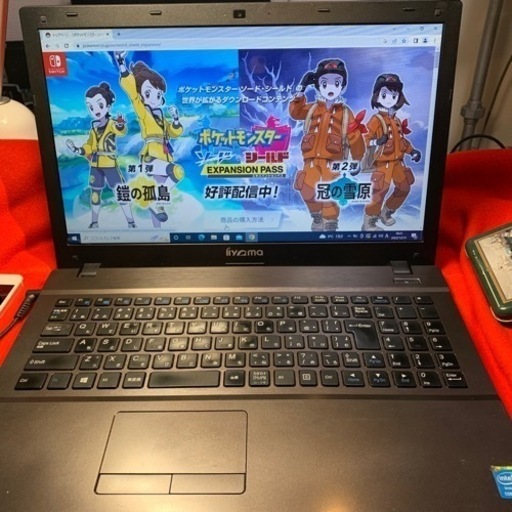 イイヤマノートPCi5→i7CPU改造メモリ4GB→16GBへHDDからSSD 240GB &128GBへ