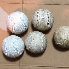 野球　軟式ボール　5個