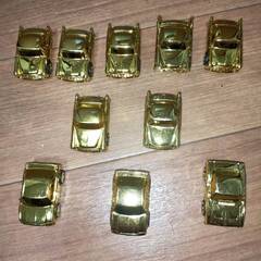 珍しい金のプルバックカｰ10台セット