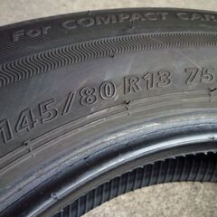 ブリジストンエコピア　145/80R13　2019年　結構バリ山　4本　の画像