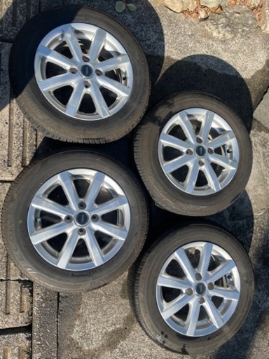 165/70/14タイヤアルミホイール 4本&ナットセット