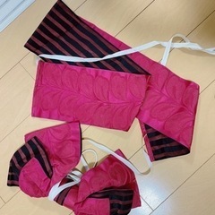【中古】☆浴衣二着と飾り帯他おまけ付き☆の画像