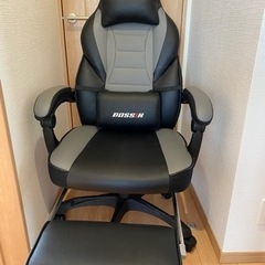 ゲーミングチェア　BOSSIN ブラックの画像