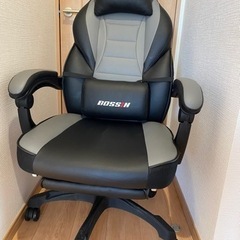 ゲーミングチェア　BOSSIN ブラックの画像