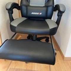 ゲーミングチェア　BOSSIN ブラックの画像
