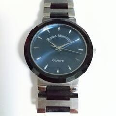 【美品 82%OFF】ROYAL MONTRES QUARTZ 腕時計 ネイビーの画像