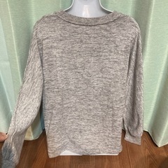 461.persodea グレーの長袖トップス☆の画像