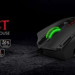 ★☆　新品　未開封　16個のプログラムボタン　プロ光学センサー　ワイヤレスゲーミングマウス　☆★  ★☆ 新品、未開封の「Redrago　 M913　ImpactElite」　ワイヤレスゲーミングマウスです。  ★☆ 16個のプログラム可能なボタン、16000 DPI、80時間バッテリー、プロ光学センサー、ＬＥＤデコ（8パターン）。の画像