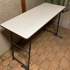 取引終了しました。昭和レトロ　編み機用テーブル　中古