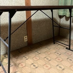 取引終了しました。昭和レトロ　編み機用テーブル　中古の画像