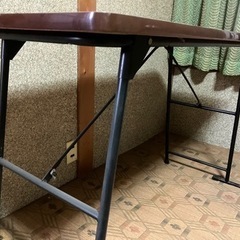 取引終了しました。昭和レトロ　編み機用テーブル　中古の画像