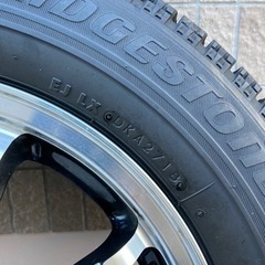 【中古品】ホイール付スタッドレスタイヤ4本セット　ブリザック　VRX 185/65 R15の画像