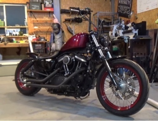 ハーレーホイールセット　ダイナ純正タイヤ