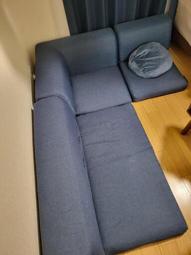 1/8処分します。ロータイプソファ ニトリ