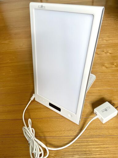 JUXLamp セラピーライト 12000lux 光療法 体内時計 日照時間対策 冬季うつ対策 目覚まし時計 光目覚まし