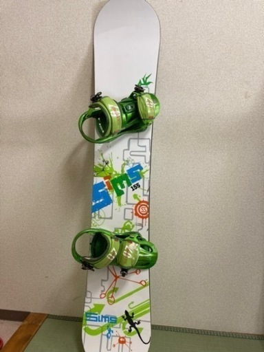 シムス　スノーボード板155センチ