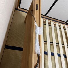【ダブルベッドフレーム 引き出し付】スマホスタンド＆コンセント付き 収納ベッド ダブル ベッドフレームのみ 引き出し付き すのこベッド 収納付きベッド ベッドフレーム ベッド 宮付きベッド 宮棚 宮付き 収納 コンセント コンセント付き 木製 おしゃれ 北欧 ベット ベットフレームの画像