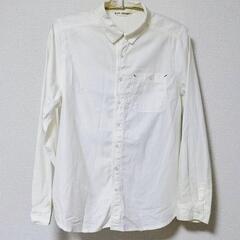 ★お好きなもの３点選べます★B.L.U.E. レディース M シンプル 白 Yシャツの画像