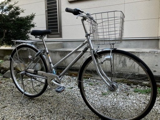 415、シティサイクル27インチ(シルバー)
