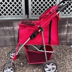 キャリー　バギー  犬 猫 用折りたたみ  四輪　ペット用カート...