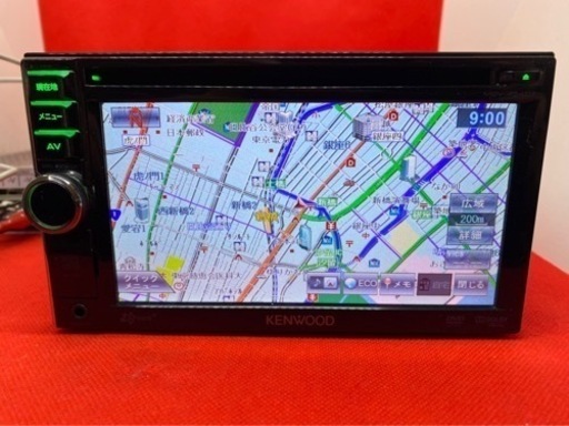 KENWOOD 簡単操作　MDV-434DT  フルセグ　新品バックカメラ付き　と-5