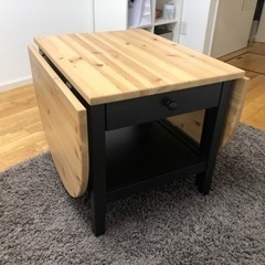 コーヒーテーブル　ローテーブル　IKEA 折りたたみ式テーブルの画像