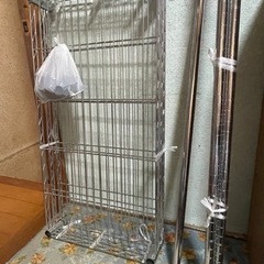 【お譲り先決定】5,000円→4,000円　メタルラック3段