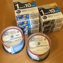 【取引中】DVD-R（HP）とDVD・CDケース（SANWA）の画像