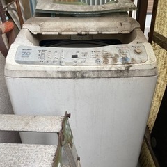 洗濯機　ジャンク品　三菱WAW-N7XP-W