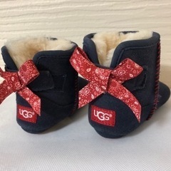 【値下げ】UGGアグ　ベビー用ムートンブーツ　女児　サイズ11の画像