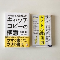 キャッチコピーの極意・すごいタイトル㊙︎法則★ビジネス書 2冊セット