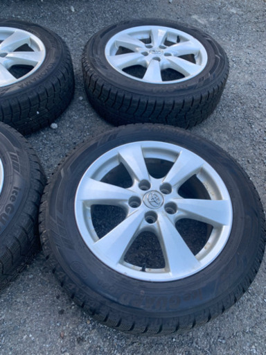 215/60R17 スタッドレス バリ山 ヨコハマ アイスガード エスティマ アルファード セット