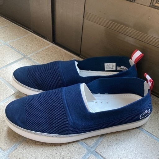 ラコステ　メッシュ　スリッポン