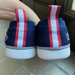 ラコステ　メッシュ　スリッポン　の画像