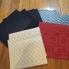 【差し上げます】各種ディナープレースマット