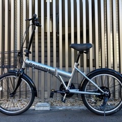 (美品)RAYCHELL変速折りたたみ自転車(2)