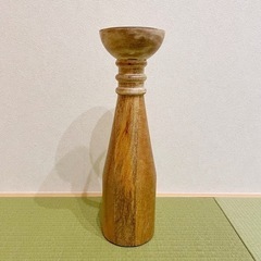 【新品】木製 キャンドルホルダー 燭台の画像