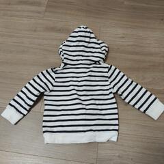 プチバトー　80　パーカーの画像