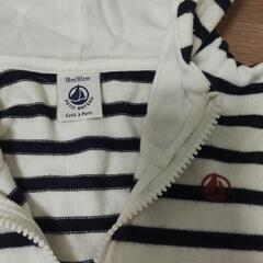 プチバトー　80　パーカーの画像