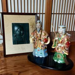 【愛知】床の間飾り　神様　人形　