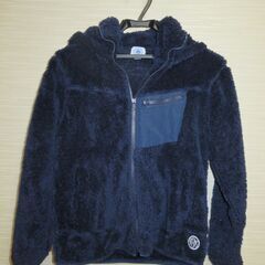 JPRESS140cm男児ボアフリースジャケット　フード着脱可