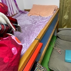 イケア kura 二段ベッド　※少し難ありの画像