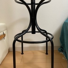 フランフラン　ポールハンガー　コートハンガー　ハンガーラック　黒　アンティーク　オシャレの画像