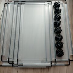 組み立て式棚 30x30cm 2枚、15x30cm3枚