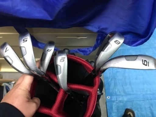 値引き交渉可能。ヨネックス　キングコブラ　アイアンセット　キャディーバック付き