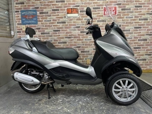 【側車付登録普通免許仕様♪全機能絶好調ETCに自賠付即乗り可】  超希少 PIAGGIO ピアッジオ MP3 250 ツーリング   動画有   検）フォコ トライク