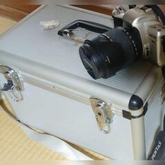 一眼レフ　PENTAX MZ-60 　望遠レンズ　他　収納バッグの画像