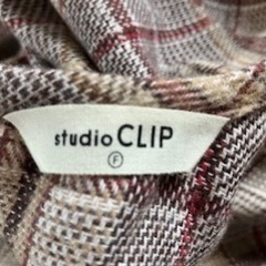 チェックワンピースの画像