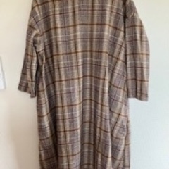 チェックワンピース